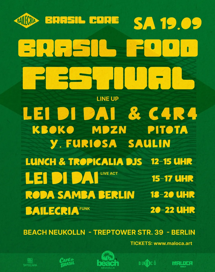 Brasil FOOD FESTIVAL - TODAY 12PM